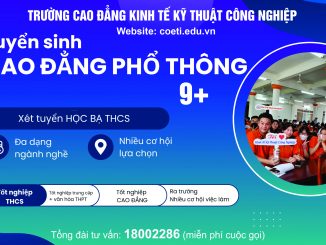 Học cao đẳng từ Lớp 9