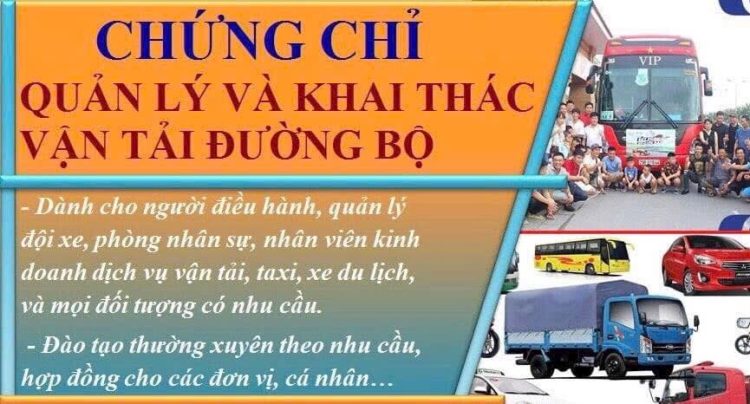 Lớp sơ cấp khai thác và quản lý vận tải đường bộ