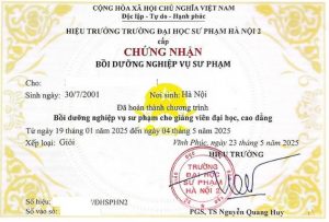 Nghiệp vụ sư phạm giảng viên đại học K14