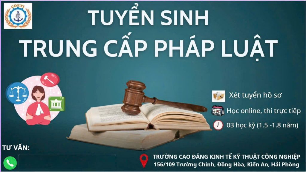 Tuyển Sinh Lớp Trung Cấp Pháp Luật 2026