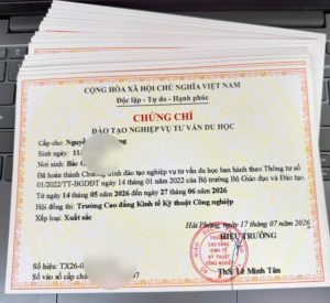 Khóa Học Nghiệp Vụ Tư Vấn Du Học K.7.26