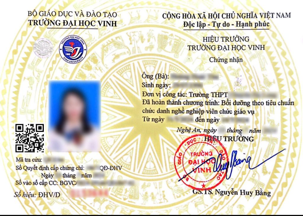 Chứng Chỉ Chuẩn Chức Danh Giáo Vụ 2026
