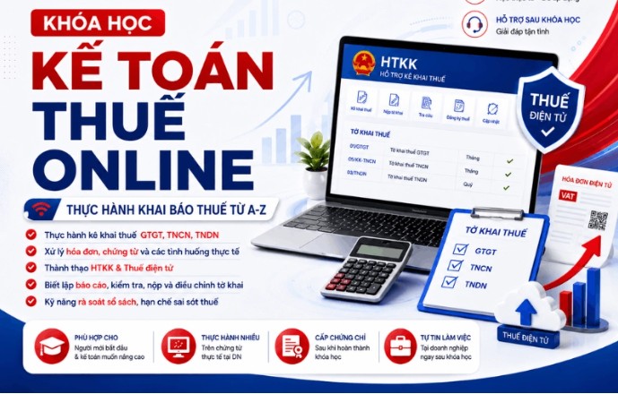 Khóa Học Thực Hành Kế Toán Thuế