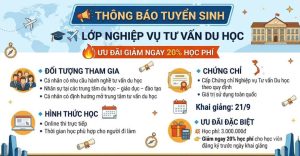 Chứng Chỉ Nghiệp Vụ Tư Vấn Du Học T9